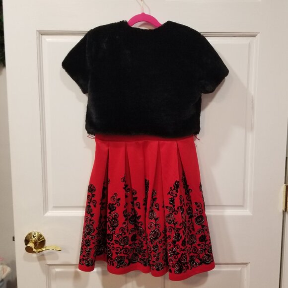 HOST PICK: Girls' Knit Works Dress with Shrug, Size 12, EUC - Picture 2 of 16